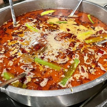 Happy Lamb Hot Pot - House Spicy Marrow Broth - Mongolian Near Me - Mountain View, California