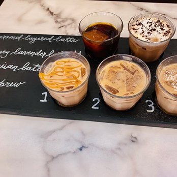 Vault Coffee - Iced coffee flight ($11) - Coffee & Tea Near Me - Coeur d'Alene, Idaho Vault Coffee - Iced coffee flight ($11) - Coffee & Tea Near Me - Coeur d'Alene, Idaho