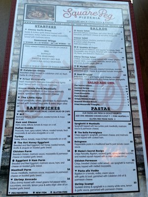 Menu photo 4 Square Peg Pizzeria Vernon Vernon, CT Menu photo 4 Square Peg Pizzeria Vernon Vernon, CT