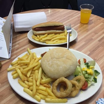 The Adventure Planet - Chicken burger meal was £6.95, and the hot dog was part of the child's ticket price. - Kids Activities Near Me - Glasgow, GLG The Adventure Planet - Chicken burger meal was £6.95, and the hot dog was part of the child's ticket price. - Kids Activities Near Me - Glasgow, GLG