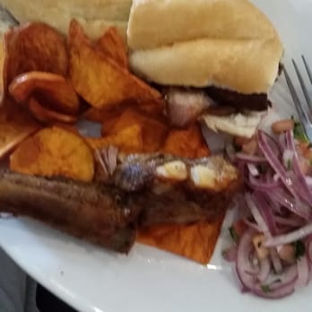 El Rocoto - pan con chicharron - Peruvian Near Me - Gardena, California
