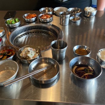 Exit 5 Korean BBQ - Sides provided in the marinated combo - Korean Near Me - Renton, Washington