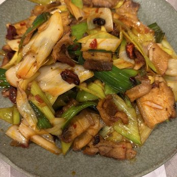 Mr Dumpling - Pork Belly Slices w.Black Bean Sauce-豆豉小炒肉 - Taiwanese Near Me - Apex, North Carolina