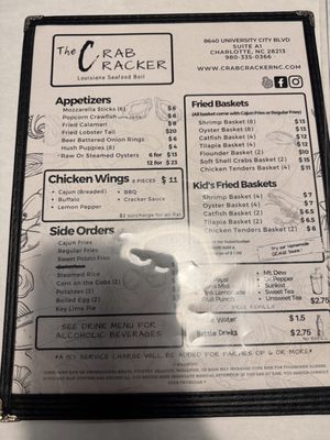 Menu photo 4 The Crab Cracker Charlotte, NC