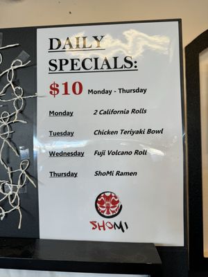 Menu photo 3 ShoMi Stockton, CA Menu photo 3 ShoMi Stockton, CA