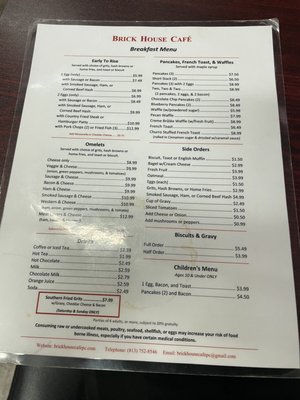 Menu photo 4 The Brick House Cafe Plant City, FL Menu photo 4 The Brick House Cafe Plant City, FL