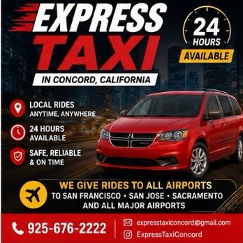 Concord Express Taxicab - Taxis Near Me - Concord, California Concord Express Taxicab - Taxis Near Me - Concord, California