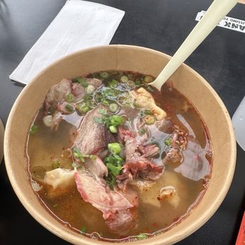 Khao Moo Dang - Wonton and pork - Thai Near Me - Portland, Oregon Khao Moo Dang - Wonton and pork - Thai Near Me - Portland, Oregon