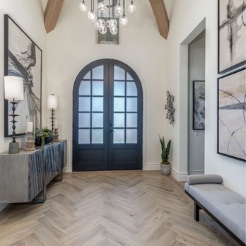 OC Finishwood - Arch beams in the entryway - Cabinetry Near Me - Orange, California OC Finishwood - Arch beams in the entryway - Cabinetry Near Me - Orange, California