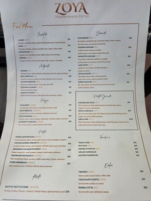 Menu photo 3 Zoya Smyrna, GA Menu photo 3 Zoya Smyrna, GA