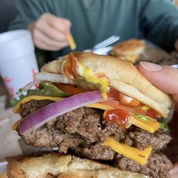 Bardstown Burger - Double burger with double cheese. Heaven.