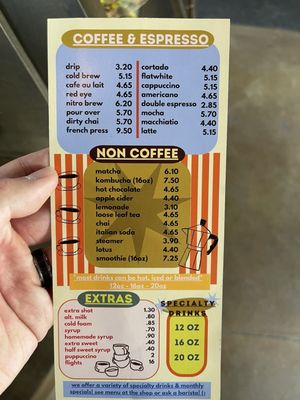 Menu photo 1 Peace on Earth Coffee Provo, UT