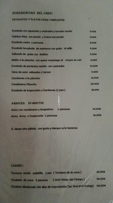 Menu photo 6 Asador Babel Alhama de Aragón, Z