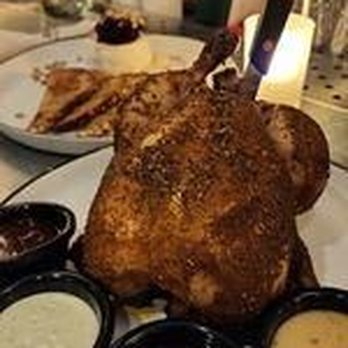 Shy Bird - Whole bird with sauce flight (front) Cheese appetizer (back) - Salad Near Me - Boston, Massachusetts Shy Bird - Whole bird with sauce flight (front) Cheese appetizer (back) - Salad Near Me - Boston, Massachusetts
