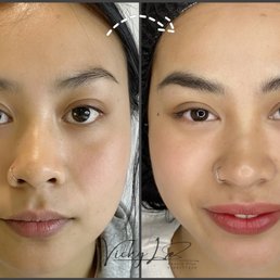 Micro blading and blush lips