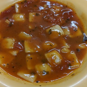 The Soup Cellar - Tomato with ravollini. - American Near Me - Leavenworth, Washington The Soup Cellar - Tomato with ravollini. - American Near Me - Leavenworth, Washington