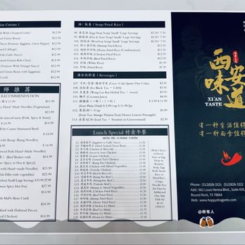 Happy Dragon Xian Taste - Menu - Chinese Near Me - Round Rock, Texas Happy Dragon Xian Taste - Menu - Chinese Near Me - Round Rock, Texas