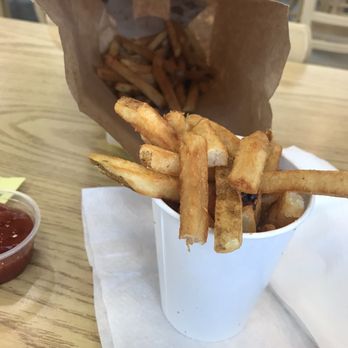 Five Guys - (Not so) little fries - there's a ton in there! They were very tasty - Burgers Near Me - Pinole, California Five Guys - (Not so) little fries - there's a ton in there! They were very tasty - Burgers Near Me - Pinole, California