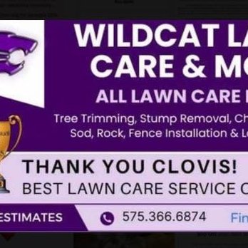 Wildcat Lawn Care and More - Lawn Services Near Me - Clovis, New Mexico Wildcat Lawn Care and More - Lawn Services Near Me - Clovis, New Mexico