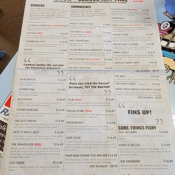 Cowboy Surfer Grill - Menu - Breakfast & Brunch Near Me - Corona, California Cowboy Surfer Grill - Menu - Breakfast & Brunch Near Me - Corona, California