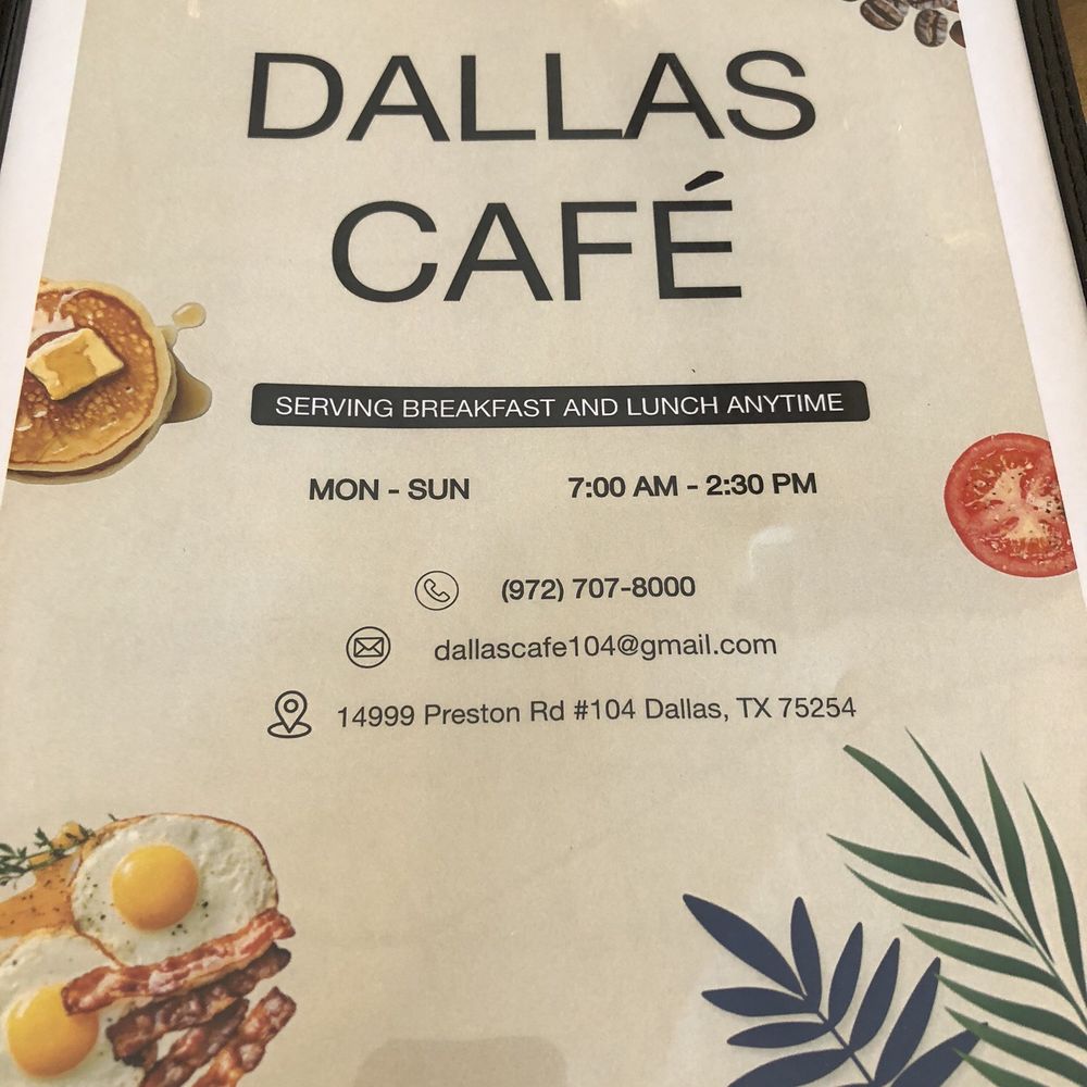 Dallas Cafe - Menu - Breakfast & Brunch Near Me - Dallas, Texas Dallas Cafe - Menu - Breakfast & Brunch Near Me - Dallas, Texas