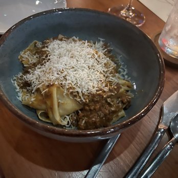Louie - Peppardelle Bolognese, Parmigiano Reggiano - Italian Near Me - Clayton, Missouri Louie - Peppardelle Bolognese, Parmigiano Reggiano - Italian Near Me - Clayton, Missouri