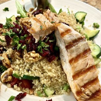 Leoné Café - Salmon Salad - Breakfast & Brunch Near Me - Las Vegas, Nevada Leoné Café - Salmon Salad - Breakfast & Brunch Near Me - Las Vegas, Nevada