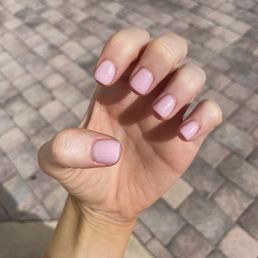 Dip nails done by Lynn! She was so gentle and kind, love my nails! Dip nails done by Lynn! She was so gentle and kind, love my nails!