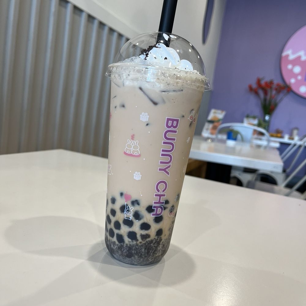 Bunny Cha - Oreo Milk Tea with Boba - Bubble Tea Near Me - Gardena, California