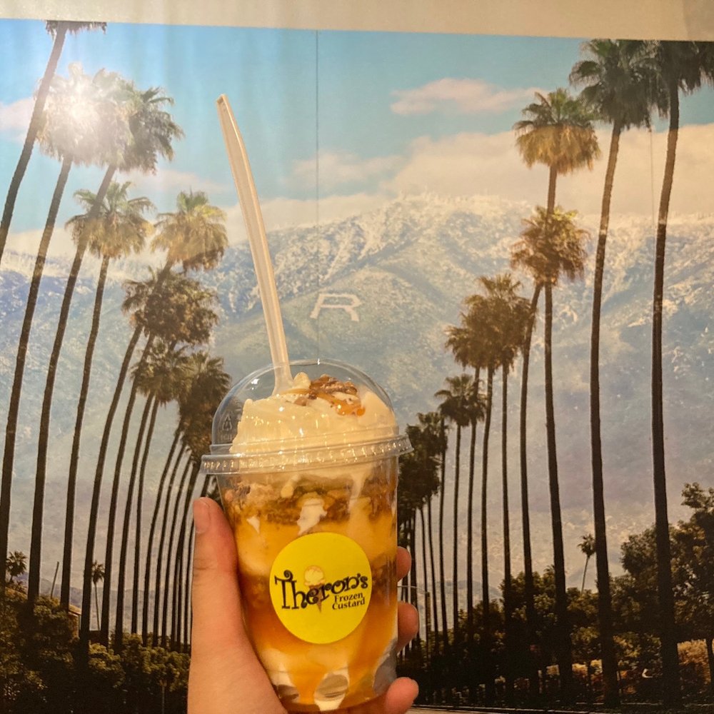 Theron's Frozen Custard - Stefanovich Sundae - Ice Cream & Frozen Yogurt Near Me - Redlands, California Theron's Frozen Custard - Stefanovich Sundae - Ice Cream & Frozen Yogurt Near Me - Redlands, California