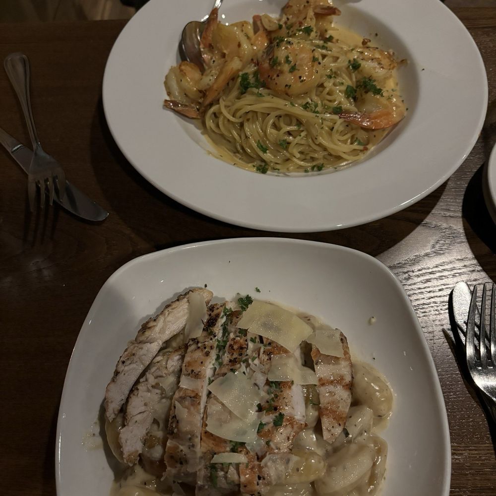 Gnocchi and drunken shrimp pasta Gnocchi and drunken shrimp pasta