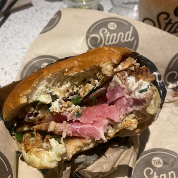 The Stand - American Classics Redefined - Seared Ahi Tuna Sandwich - New American Near Me - Pasadena, California The Stand - American Classics Redefined - Seared Ahi Tuna Sandwich - New American Near Me - Pasadena, California