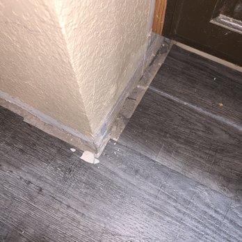 Dry Force Water Removal Specialists - Gaps left by the Dry Force flooring contractor that were way to big to even consider covering with baseboards. - Damage Restoration Near Me - Frisco, Texas Dry Force Water Removal Specialists - Gaps left by the Dry Force flooring contractor that were way to big to even consider covering with baseboards. - Damage Restoration Near Me - Frisco, Texas