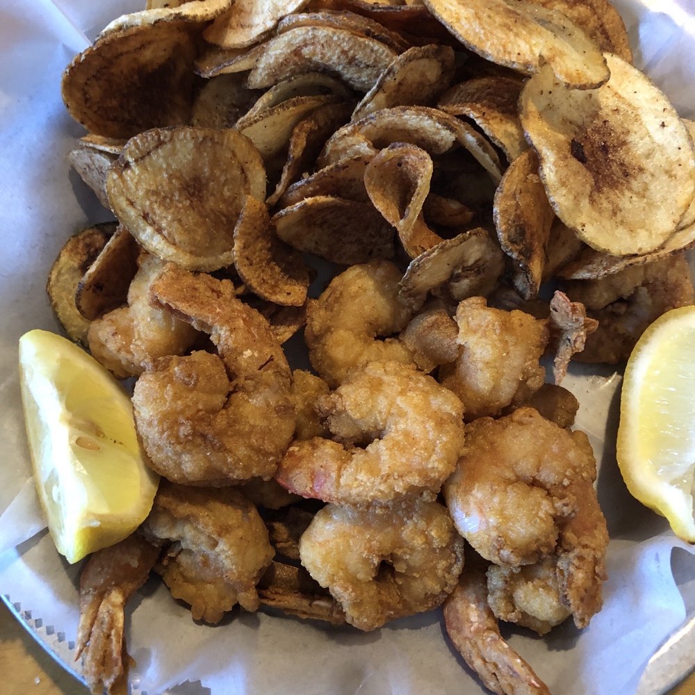 Whaley's - Shrimp basket with raw fries - Bars Near Me - Edisto Island, South Carolina Whaley's - Shrimp basket with raw fries - Bars Near Me - Edisto Island, South Carolina