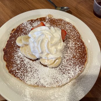 Sunrise Diner - Bananas -Strawberry Pancake!! Oh Yippeee!! - Diners Near Me - Brunswick, Georgia