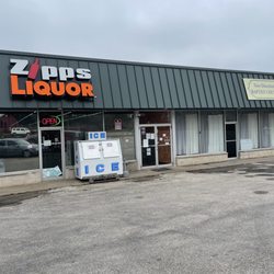 Zipps Liquor - Front door next to church.