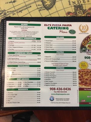 Menu photo 3 Eli's Pizza Pasta Elizabeth, NJ Menu photo 3 Eli's Pizza Pasta Elizabeth, NJ