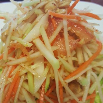 Nana - The papaya salad is AMAZING! It is not soaking in that chili fish sauce so I like it better than the other Thai place I went to. Perfect! - Thai Near Me - Jersey City, New Jersey