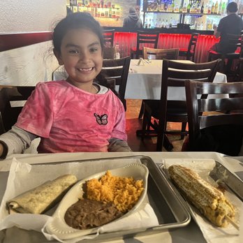 La Calle - Kids burrito with rice and beans. - Mexican Near Me - Folsom, California