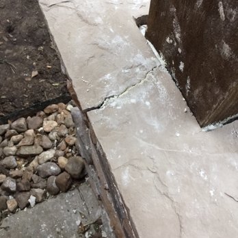 J&M Construction Solutions - Cracks in the top stop cap...can you believe this poor workmanship? - Masonry/Concrete Near Me J&M Construction Solutions - Cracks in the top stop cap...can you believe this poor workmanship? - Masonry/Concrete Near Me