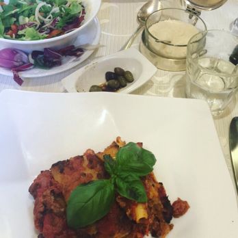 Ristorante Vela D'oro - Lasagna and garlic pasta - Italian Near Me - Sanremo, IM