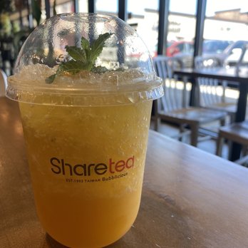 Sharetea - Peach Mojito - Bubble Tea Near Me - West Valley City, Utah Sharetea - Peach Mojito - Bubble Tea Near Me - West Valley City, Utah