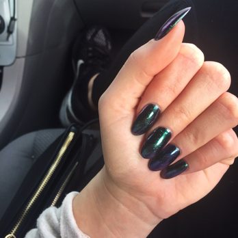 Myle at The Nail Studio - MyLe is amazing! I've been going to her for years, I always leave looking flawless. These chrome nails change color in the light! - Nail Technicians Near Me - Santa Rosa, California Myle at The Nail Studio - MyLe is amazing! I've been going to her for years, I always leave looking flawless. These chrome nails change color in the light! - Nail Technicians Near Me - Santa Rosa, California