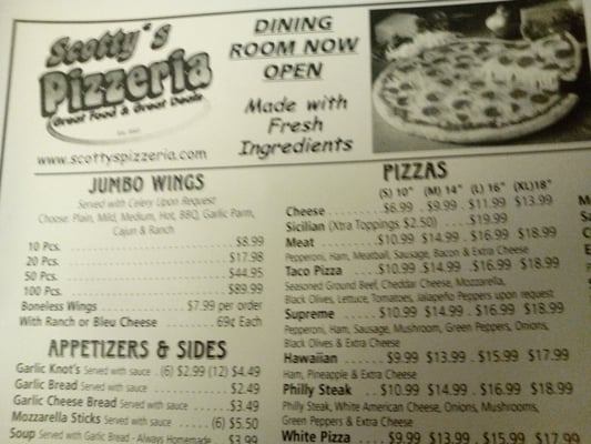Menu photo 3 Scotty's Pizzeria Port Richey, FL Menu photo 3 Scotty's Pizzeria Port Richey, FL