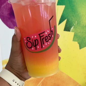 Sip Fresh - Half Mango Pineapple and Half Watermelon - Juice Bars & Smoothies Near Me - Torrance, California Sip Fresh - Half Mango Pineapple and Half Watermelon - Juice Bars & Smoothies Near Me - Torrance, California