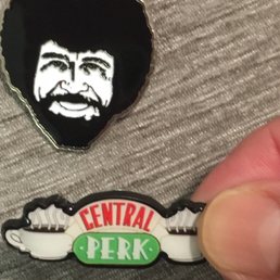 Bob Ross & Central Perk pins Bob Ross & Central Perk pins