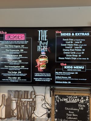 Menu photo 3 The Third Degree Paso Robles, CA