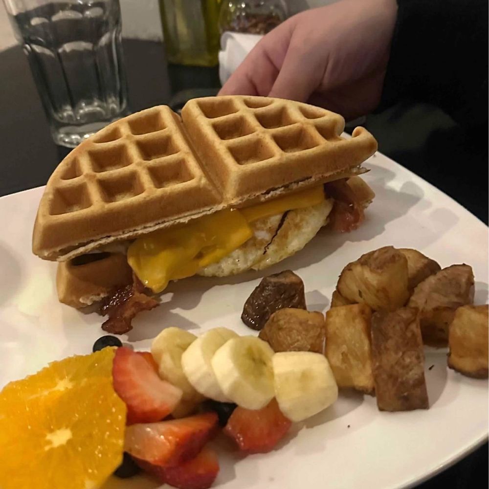 WILD - BEC Waffle Sandwich - New American Near Me - New York, New York WILD - BEC Waffle Sandwich - New American Near Me - New York, New York