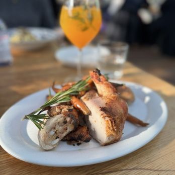 AMALFI Rooftop by Birreria - They half a chicken was also very tasty and well done - Italian Near Me - New York, New York AMALFI Rooftop by Birreria - They half a chicken was also very tasty and well done - Italian Near Me - New York, New York