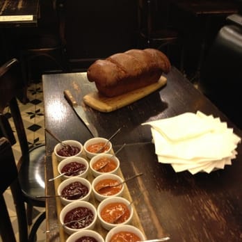 Le Petit Cler - Morning ready for toast. - Bistros Near Me - Paris, 75